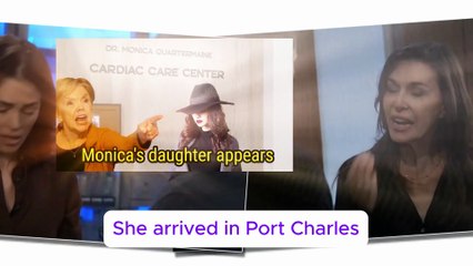 Monica's daughter appears, takes over Monica's center & denounces Veronica's cri