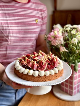 Tarte aux Figues et Citron avec Base Palet Breton 🍋 | Recette Dessert Facile avec Figues Fraîches