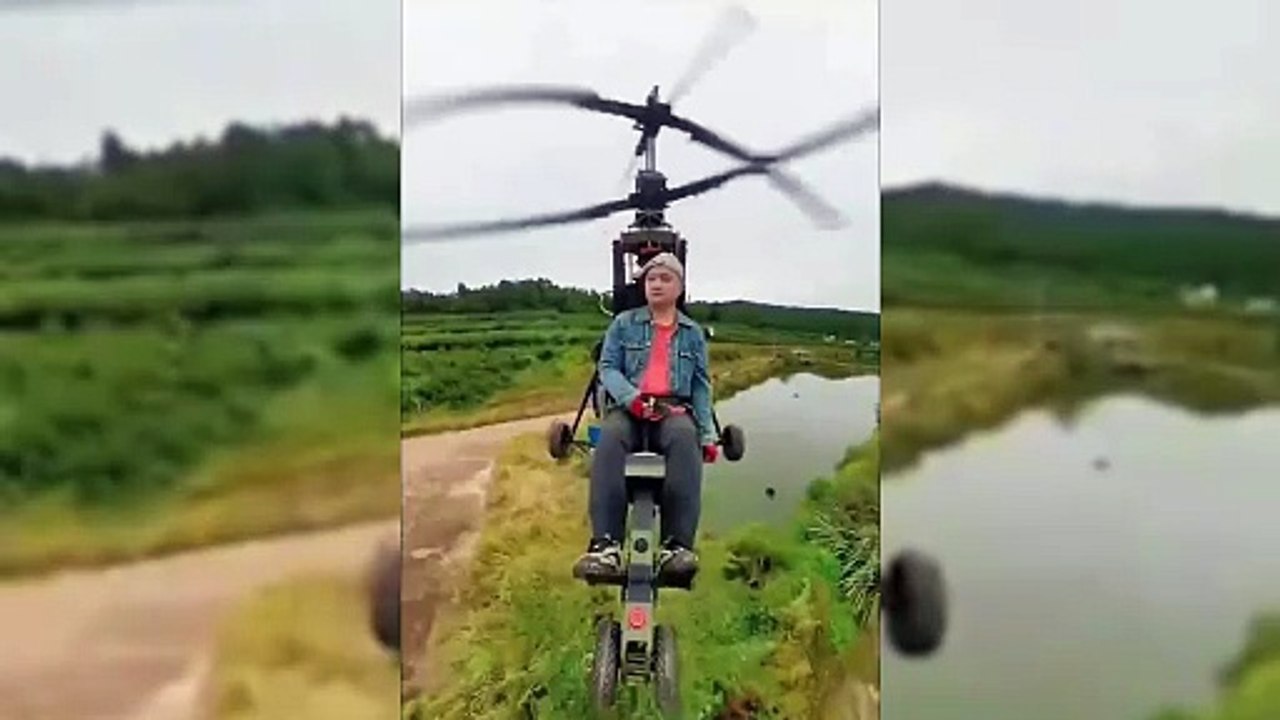 Influencer Tang Feiji broadcast his death: he crashed with his twin-rotor helicopter