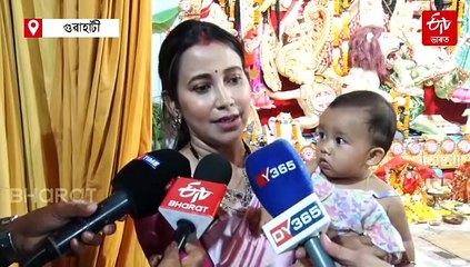 বৰষা ৰাণী বিষয়াৰ ঘৰত অনুষ্ঠিত কৰা দুৰ্গা পূজাভাগে অতিক্ৰম কৰিলে ১০০ বছৰ