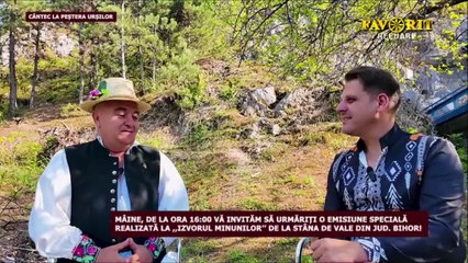 Cornel Borza in cadrul emisiunii „Cantec la Pestera Ursilor” - Favorit TV - 27.08.2025