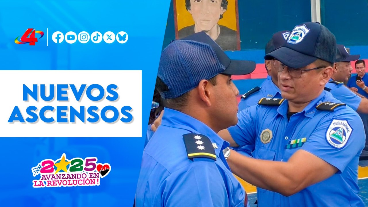 Rivas: Policía Nacional 🚨 refuerza sus capacidades con nuevos ascensos 🏆 🇳🇮