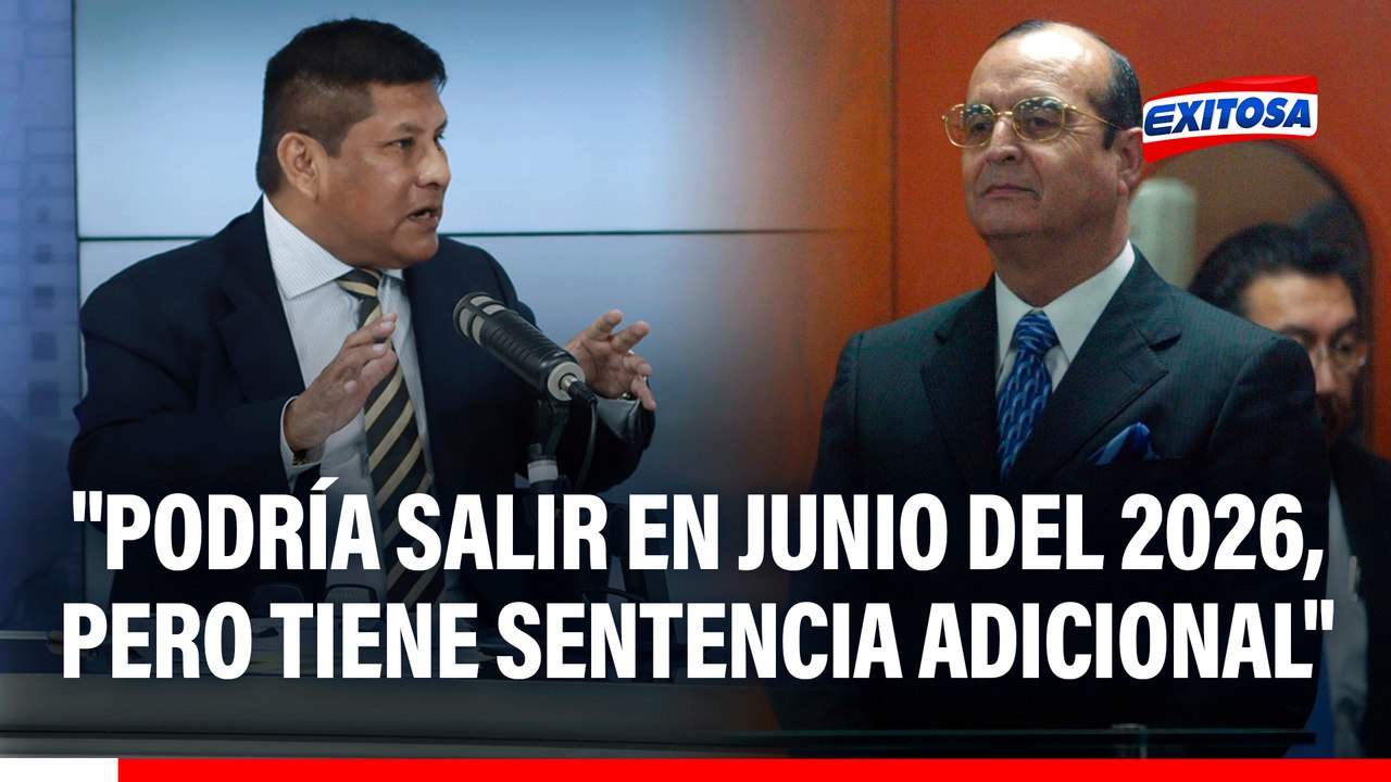 Jefe del INPE sobre Vladimiro Montesinos: "Podría salir en junio del 2026, pero tiene sentencia adicional"