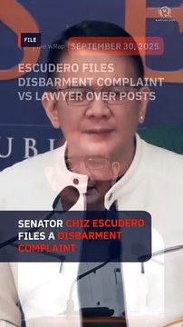 Escudero files disbarment complaint vs lawyer over online posts