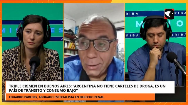Triple crimen en Buenos Aires, Argentina no tiene grandes carteles de droga, es un país de tránsito