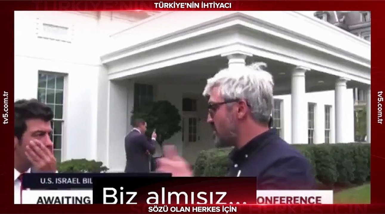 NTV Washington Temsilcisi Hüseyin Günay’ın Beyaz Saray önündeki sözleri gündem oldu!