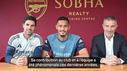 Arsenal - Arteta heureux après la prolongation de Saliba : "C'est une grande nouvelle !"