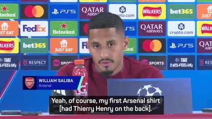 Saliba reveals Henry's influence in supporting Arsenal
