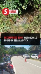 Elderly woman's body, motorcycle found in ditch in Selama