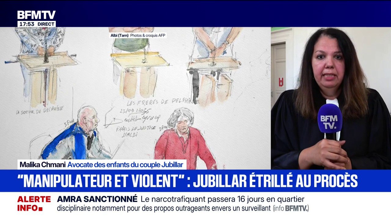 Procès de Cédric Jubillar: "On a un souhait de l'aîné de ne plus revoir son père", affirme Malika Chmani, avocate des enfants du couple Jubillar