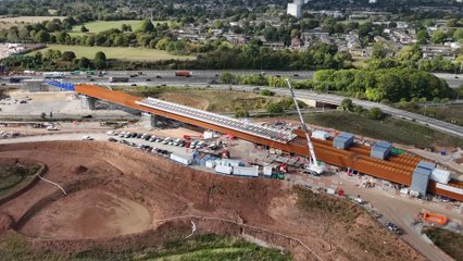 Weekend M6 closure delivers major HS2 milestone