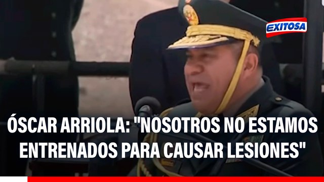 Óscar Arriola: Nosotros no estamos entrenados para causar lesiones, estamos para devolver la paz