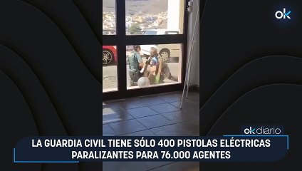 La Guardia Civil tiene sólo 400 pistolas eléctricas paralizantes para 76.000 agentes