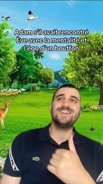 C’est lui qui aurait mangé la pomme ce tdc