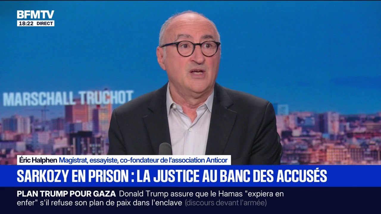 Condamnation de Nicolas Sarkozy: "Je reconnais que la décision du mandat de dépôt peut prêter à un certain nombre de débats et d'objections", confie Éric Halphen, magistrat