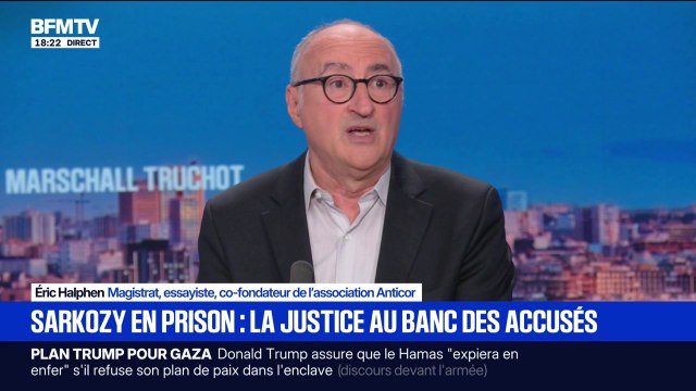 Condamnation de Nicolas Sarkozy: Je reconnais que la décision du mandat de dépôt peut prêter à un certain nombre de débats et d'objections , confie Éric Halphen, magistrat