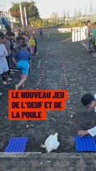 Des oeufs en file indienne, 2 candidats, un plateau à remplir...