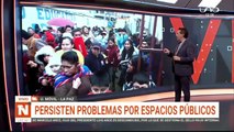 PERSISTEN PROBLEMAS POR ESPACIOS PÚBLICOS