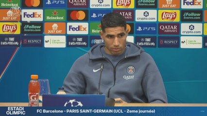 Conférence de presse d’Achraf Hakimi | Avant Barça-PSG