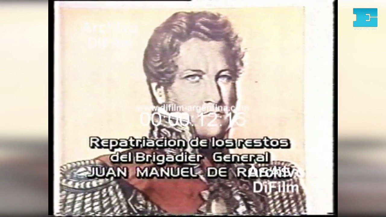 restos de Juan Manuel de Rosas