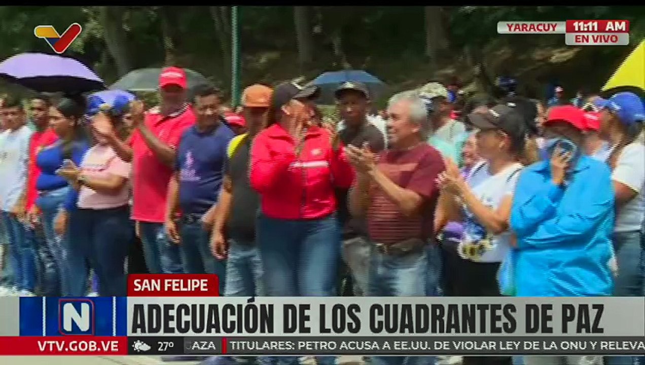 Vpdte. Sec. Diosdado Cabello lidera la adecuación de los 112 Cuadrantes de Paz en el estado Yaracuy