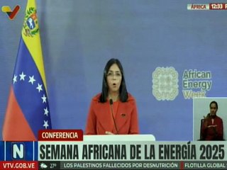 Vpdta. Delcy Rodríguez agradece el respaldo de la Unión Africana ante amenazas guerreristas de EE. UU.