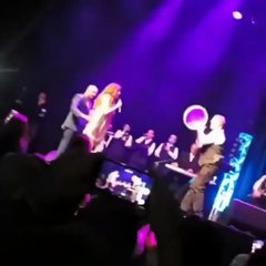 بالفيديو.. وصلة رقص لنانسي عجرم رغم تَقدُّم حملها