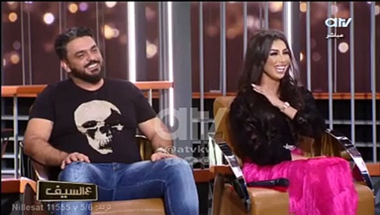 بالفيديو: محمد الترك يتغزّل بدنيا بطمة