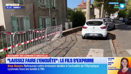 Accident de camion à Neuville : "laissez faire l'enquête" dit le fils du chauffeur