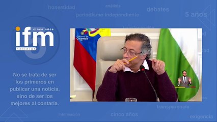 Petro intensificó críticas a trump y lo señaló de ser “cómplice de genocidio”