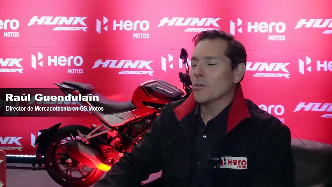 Moto urbana Hunk 250R llega a México con HERO y GS Motos