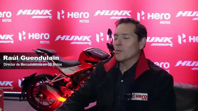 Moto urbana Hunk 250R llega a México con HERO y GS Motos