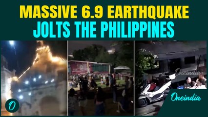 Breaking: 6.9 Magnitude Earthquake jolts Philippines | Scenes of devastation, tsunami alert sounded