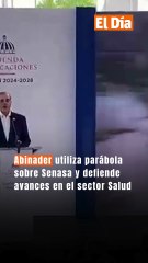 Abinader utiliza parábola sobre Senasa y defiende avances en el sector Salud