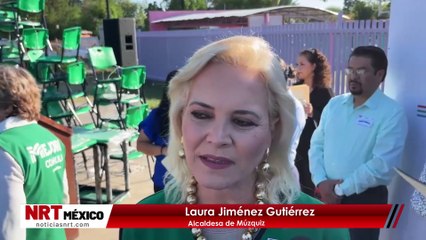 Laura Jiménez y Gobierno de Coahuila unidos por una educación más digna en Múzquiz