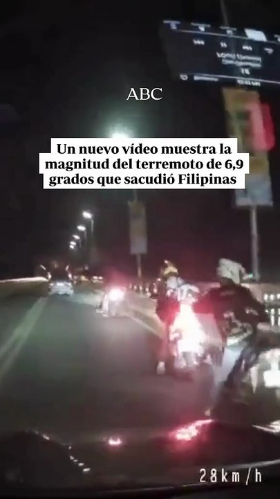 Un nuevo vídeo muestra la magnitud del terremoto de 6,9 ​​grados que sacudió Filipinas