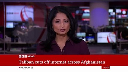 Taliban imposes internet shutdown in Afghanistan _ BBC News