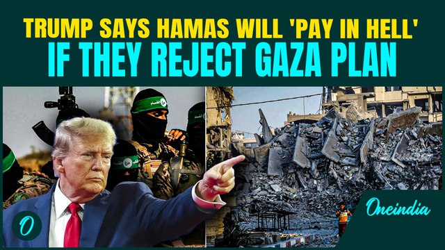 Trump WARNS Hamas on LIVE TV, Threatens Al-Qassam to Sign the Gaza Deal or ‘PAY IN HELL’ | Video