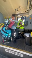 Bus Driver Rewards Child With Gifts