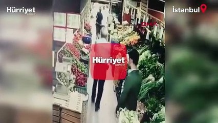 Evcil hayvanıyla alışveriş yapan kadına yumruklu saldırı