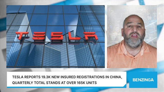 Tesla Reports 19.3K New Insured Registrations In China, Quarterly Total Stands At Over 165K Units