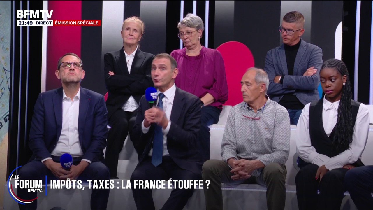 FORUM BFMTV - "On est tous d’accord pour payer beaucoup d’impôts, si on a beaucoup de services », explique Laurent Jacobelli, député RN