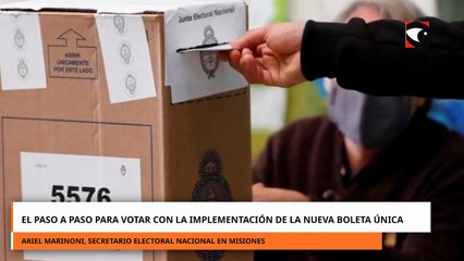 El paso a paso para votar con la implementación de la nueva Boleta Única