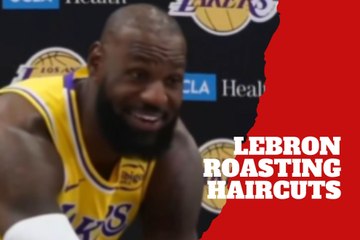 LeBron James caught dissing reporter’s haircut on hot mic