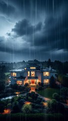 Calm, Sleep Sound, Relax, Heavy Rain, Relax, Weather, Aura