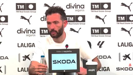 Rueda de prensa de Carlos Corberán