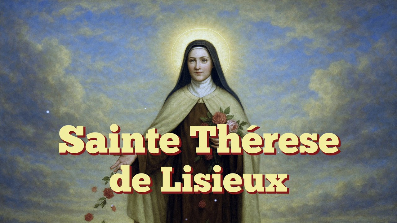 Sainte Thérèse de Lisieux 🌹 Une pluie de roses...