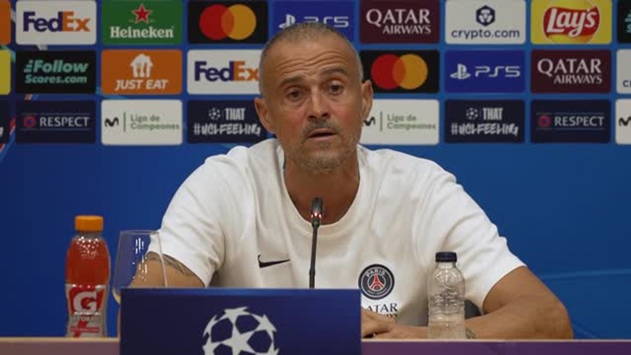 PSG - Luis Enrique : "Il y a deux à trois joueurs qui peuvent jouer ou pas"