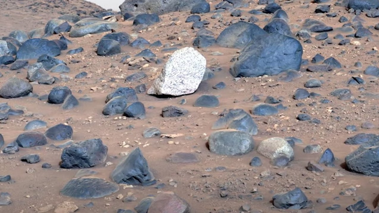 NASA's Perseverance Rover Captures Oddball Rock...