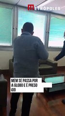 Homem se passa por repórter da Globo e é preso após chantagear deputado